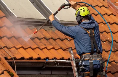Démoussage et hydrofuge de toiture à Aleyrac